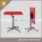 Wholesale Fashion Red Plastic ABS Square Folding Table, Coffee Table Table (NH895)
