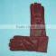 Hand made leather mitten fur skin double face fur /leather gloves,KZ140034