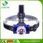 waterproof ABS material 1W LED high power headlamp 3 Modes led headlight