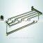 Stainless Steel Double Towel Shelf Hotel Towel Rack