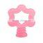 Soft and comfortable liquid silicone plane shape baby teether