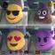 custom hot sale plush toys emoji pillow & emoji car pillow