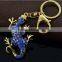 New arrival designs custom made gecko shape metal keychain