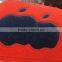 Red coil mat with all kinds of logo