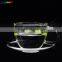 Manufacturer High Quality Borosilicate Transparent Coffee /Tea /Espresso Glass Cup With Handle With Saucer