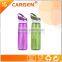 Bpa free plastic sport straw alkaline ionizer water bottle