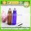 oriflame perfume glass roller bottle with aluminum cap