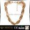 Wholesale Gold Plating Metal Twisted Chain Collar