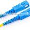 singlemode 9/125 sc fiber optical patch cord,G657A corning sc optical fiber patch cord/jumper