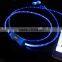 led light earphones shiny earphone with led line