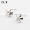 OUXI New Arrival Factory Direct Price Flower Afro Girl Earrings Y20268
