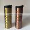 450ml Plastic Liner Starbuck Coffee Tumbler With Fashion Surface