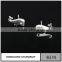 Fashion white gold silver stud earrings setting without stone