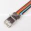For jeans style Rainbow color fashion casual leather belt