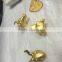 Zodiac metal Crafts in real 24k gold plated , luxury gold color animal style souvenir