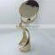 custom design die casting prize medal trophy award souvenir in real 24k gold plating processing ,