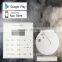 2.4G WIFI frequency Latin ABC input 10 groups of User ID security alarm gsm dialer