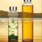 clear Heat-resistant sale of cheap glass bottles with stainless steel cap