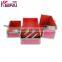 Factory Customised Red Hearts Pvc Lipstick /Makeup Boxes