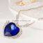 MYLOVE The Heart of the Ocean necklace blue crystal Titanic necklace jewelry MJ-253