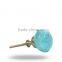 Glass Light Blue Bubble Knob