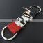 Premium Detachable Metal And Leather Keychain Elegant Valet Key Chain