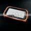 50x85mm setting metal rectangle blank base bezel vintage style copper red compact pocket mirror tray glass cabochon 1991021