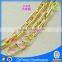 gold color metal chain with snap hooks for handbag C-037