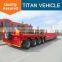 Titan new extendable widely used cheap multi-axle low bed 200 tons lowbed trailer for sale south Africa