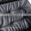 HomCom Black PU Leather Designer Inspired Classic Lounge Chair & Ottoman Set