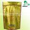 Custom printed stand up food bag with zipper/clear foil stand up pouch/stand up foil pouch