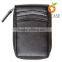 fashion ID Credit Card Holder Coin Purse Zipper wallets Mens leather wallet