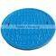 900mm en124 round blue manhole cover for sidewalk