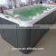 Fiberglass swimming pool spa with powerful massage jets endless spa pool JY8603