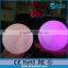 promotion gift 2017 rgb color changing D8cm PVC mini decorative led glowing orb