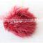 Customized size colorful cute rabbit fur pom pom ball for decoration