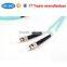 SC-ST om3 fiber patch cord with single-mode LSZH jacket