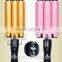 Ceramic triple hair curler in different size