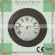 13 inch Indoor Outdoor Decorative Rattan Clock With Thermometer