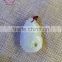 China he tian yu white jade stone crafts pendent magnolia flower pendent
