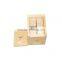 Kids educational toys Froebel Gabe3 wood cube square combination learning education tool