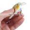 6pcs 6 Color Fishing Crankbait Hook Lure Bait Artificial Bait sharp Fishing hooks