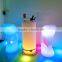 China Plastic rechargeable led bar stool & bar table with lighting
