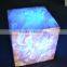 Colorful rgb LED glowing FRP led bar chair decoration modern outdoor led cube/ led cube chair/ glow cube
