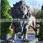Antique outdoor decor large casting bronze lion garden sculpture NTBA-L312A