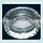 Factory Chinese factory clear crystal transparent smokeless crystal glass ashtray for gifts
