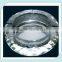 Factory Chinese factory clear crystal transparent smokeless crystal glass ashtray for gifts