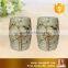 Beautiful and decorative animal painted ceramic stool