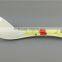 Melamine flower printing big plastic soup spoon serving spoon
