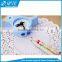 Promotional kid's gift lovely bird shape clock model plastic two-hole pencil sharpener